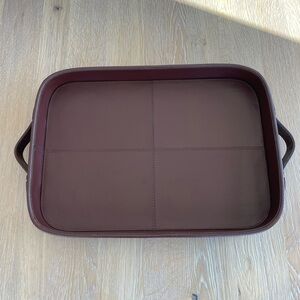 NEW Leather Whiskey Tray